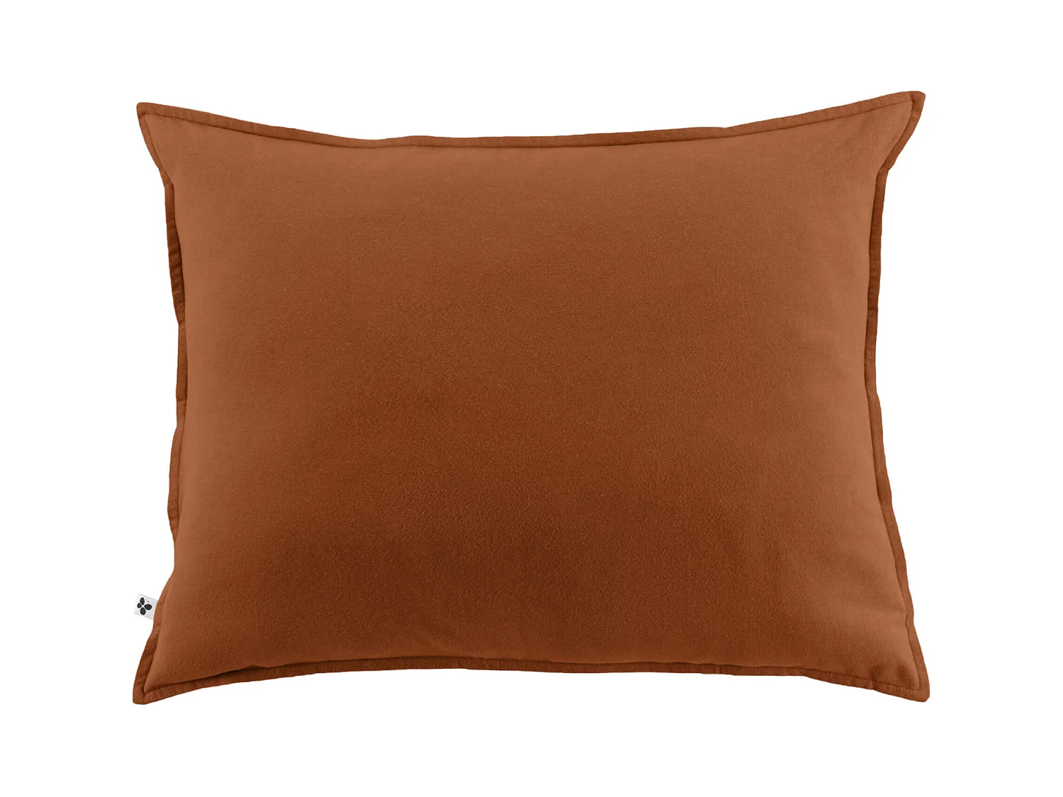 Taie d'oreiller flanelle orange 50x70 cm