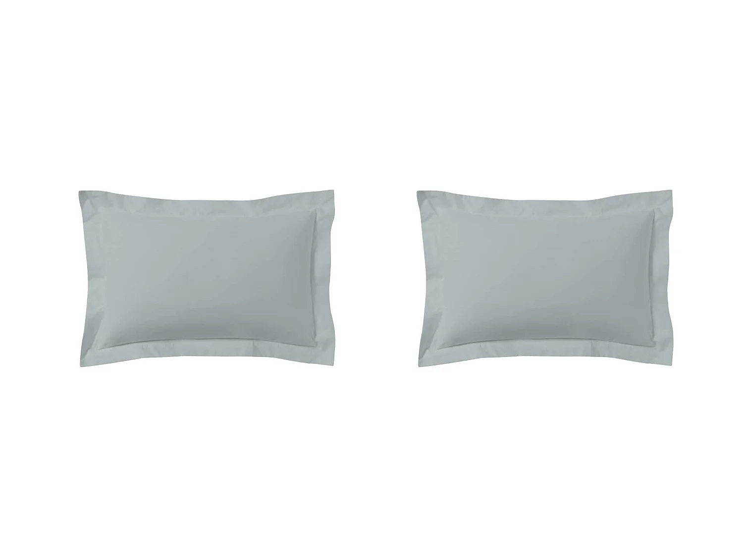 Lot de 2 taies d'oreillers percale archipel 50x70 cm