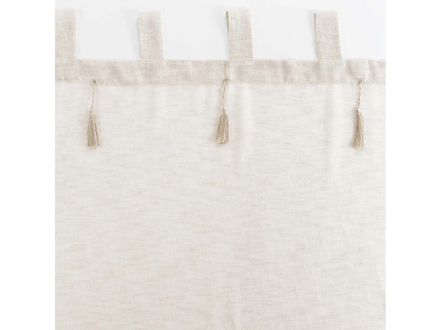 Rideau Voilage à Passants "Dalia" 140x240cm Lin