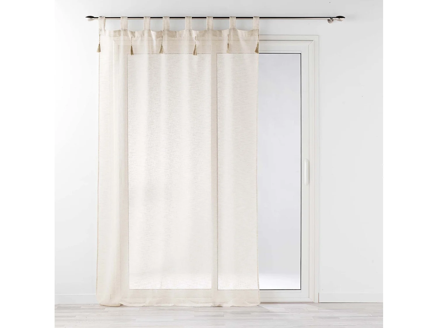 Rideau Voilage à Passants "Dalia" 140x240cm Lin