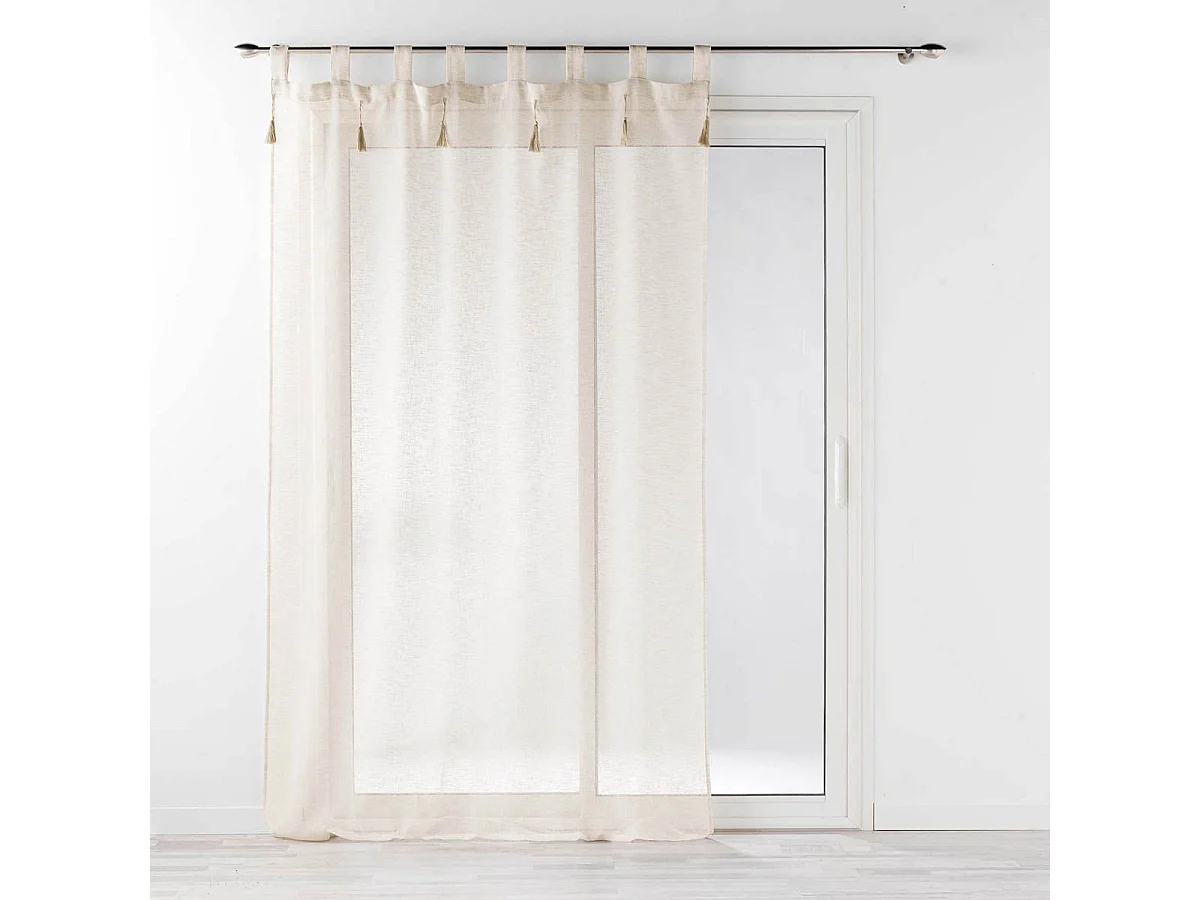 Rideau Voilage à Passants "Dalia" 140x240cm Lin