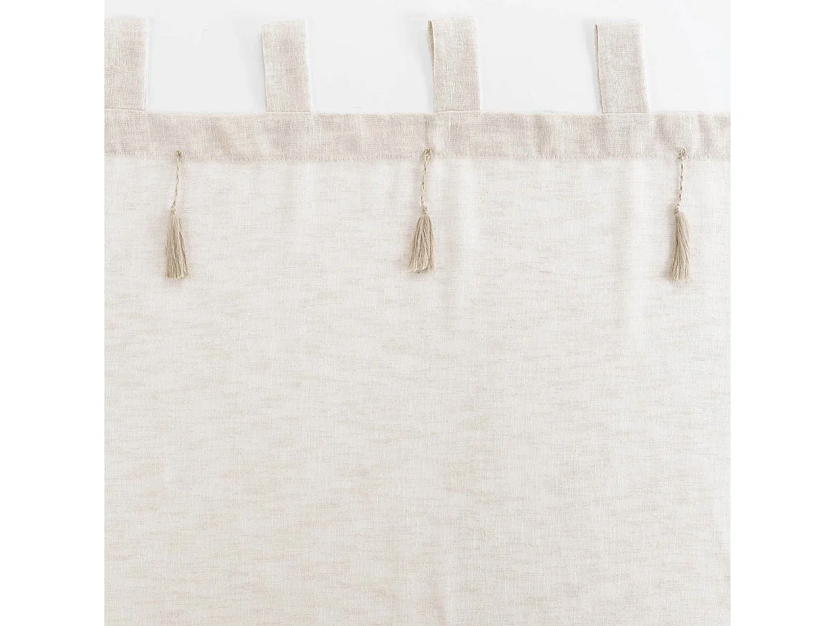 Rideau Voilage à Passants "Dalia" 140x240cm Lin