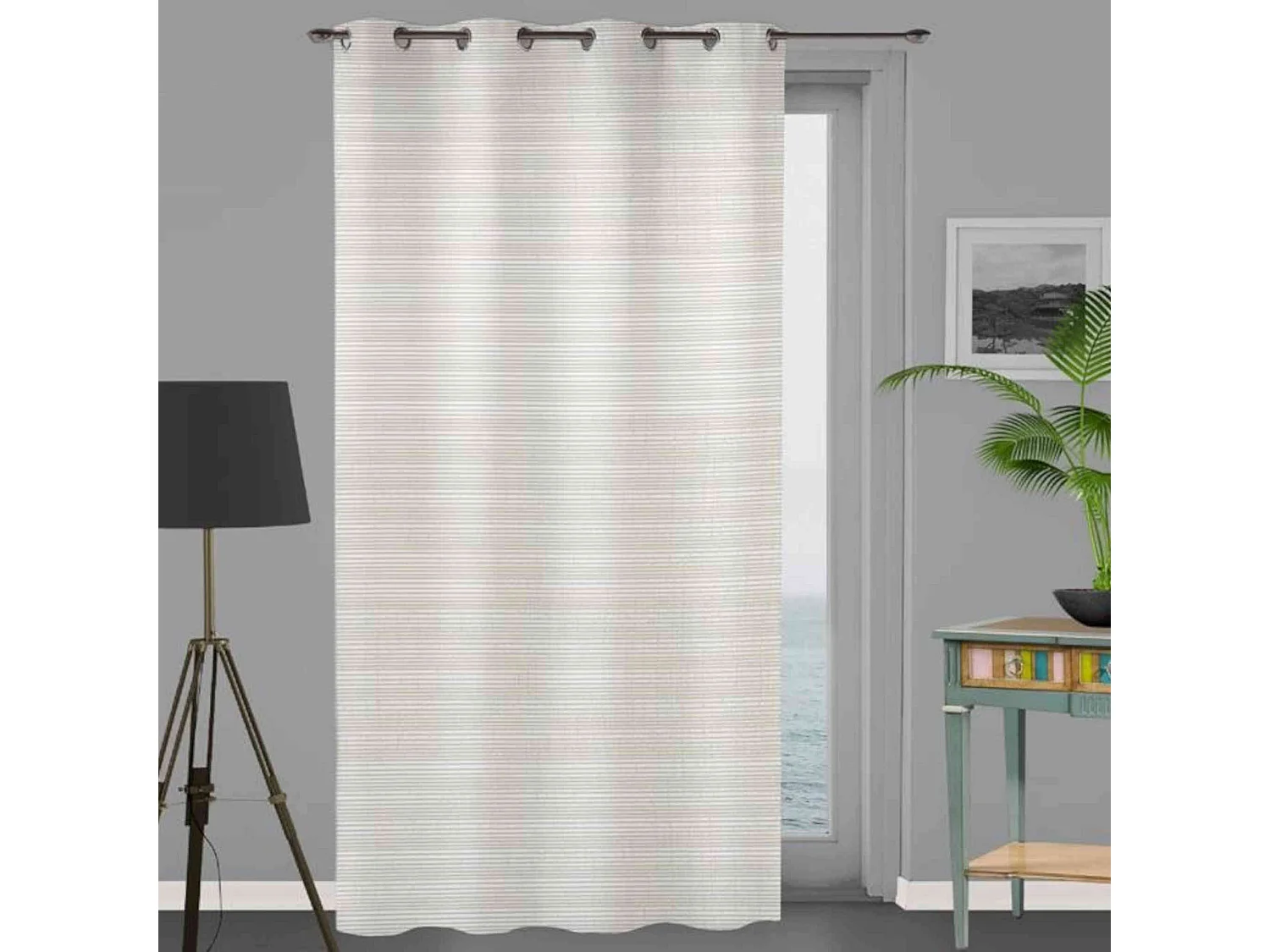 Visillo con ojales 280X250 cm LINA, de Soleil d'Ocre