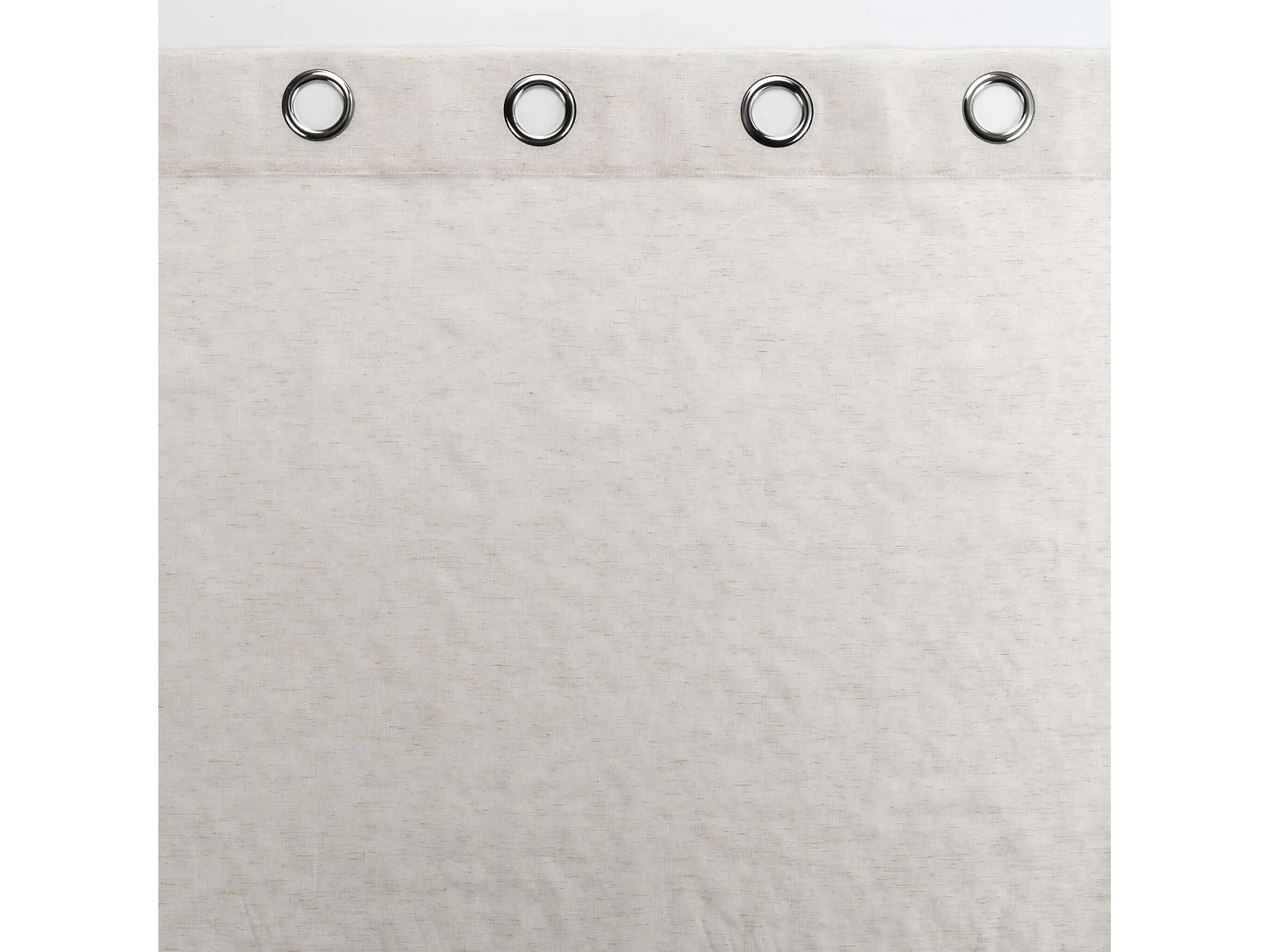 Rideau Voilage à Œillets "Norine" 140x240cm Naturel