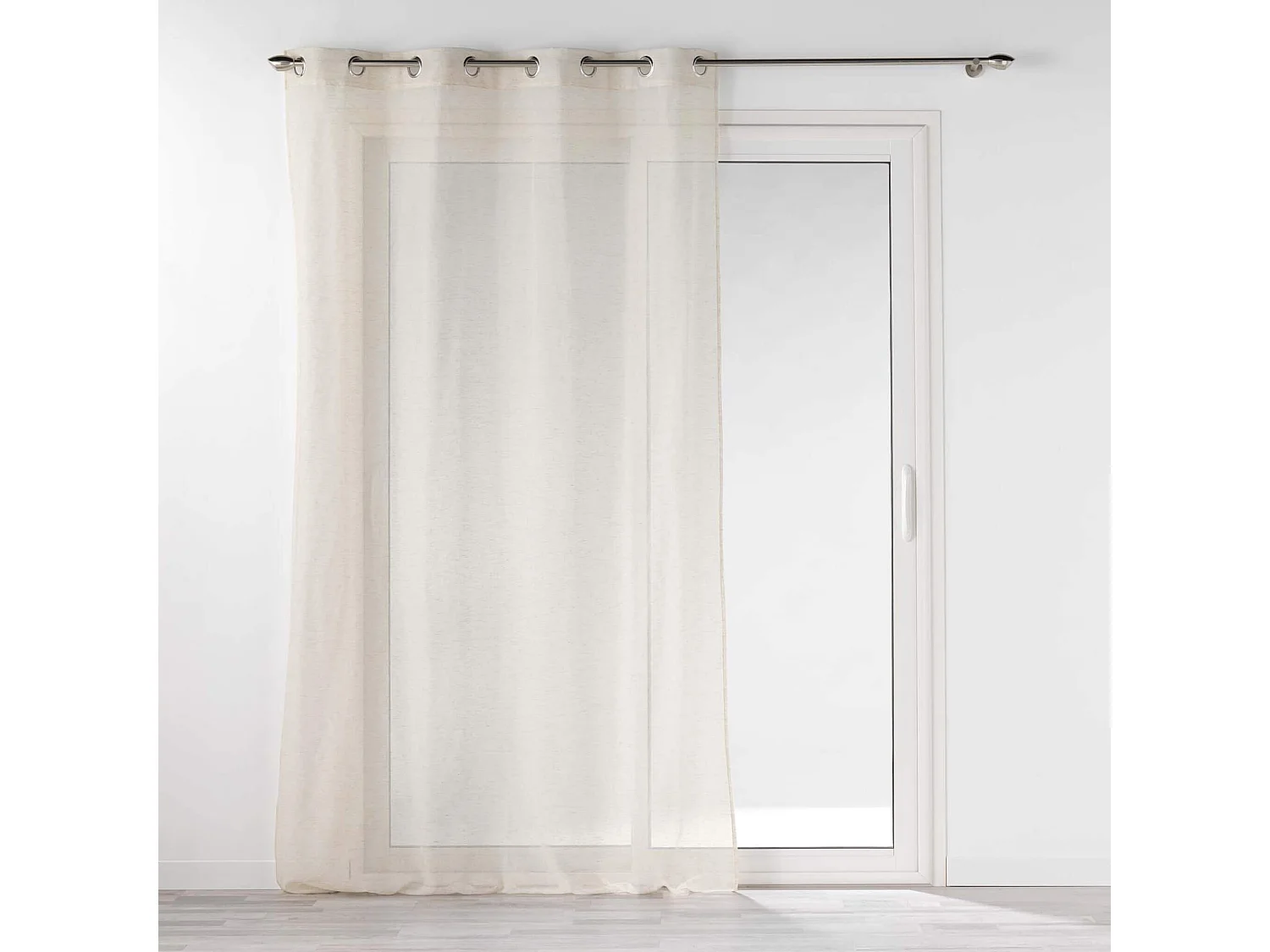 Vorhang in Leinen-Effekt gewebt