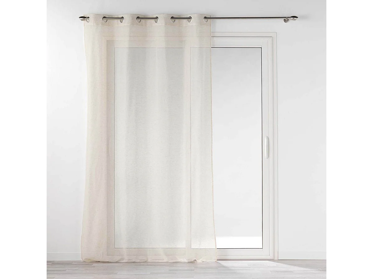 Vorhang in Leinen-Effekt gewebt