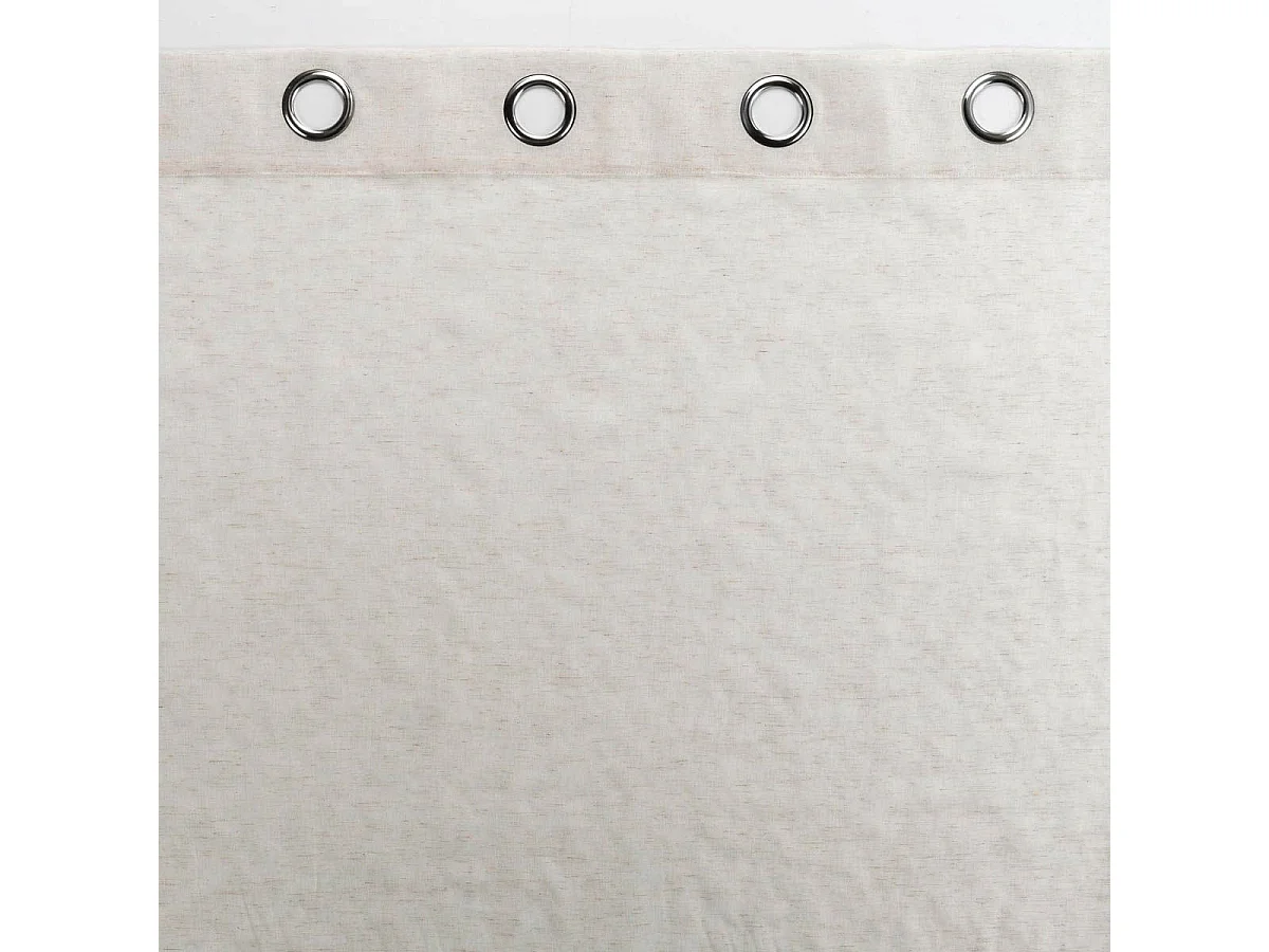 Vorhang in Leinen-Effekt gewebt