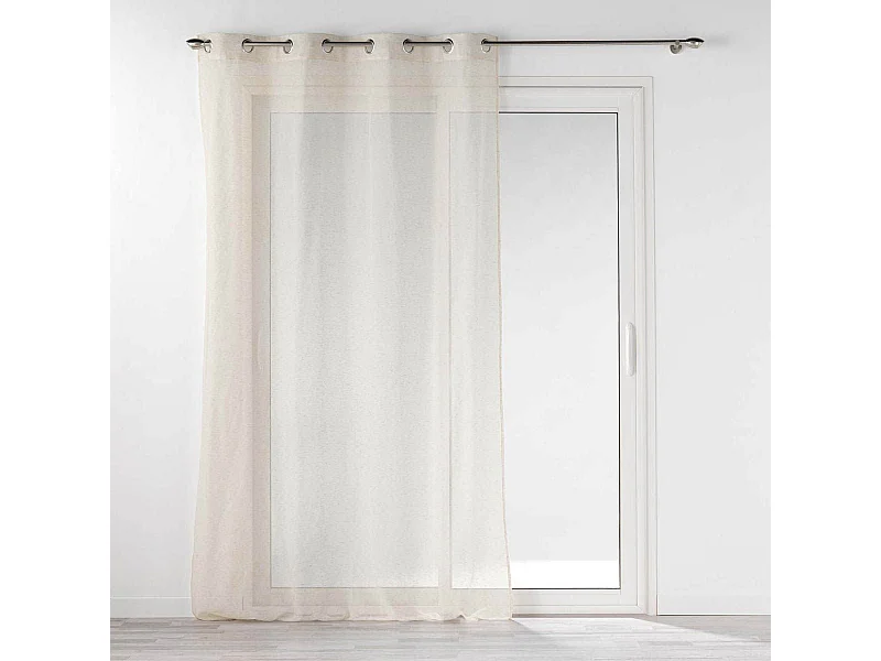 Vorhang in Leinen-Effekt gewebt
