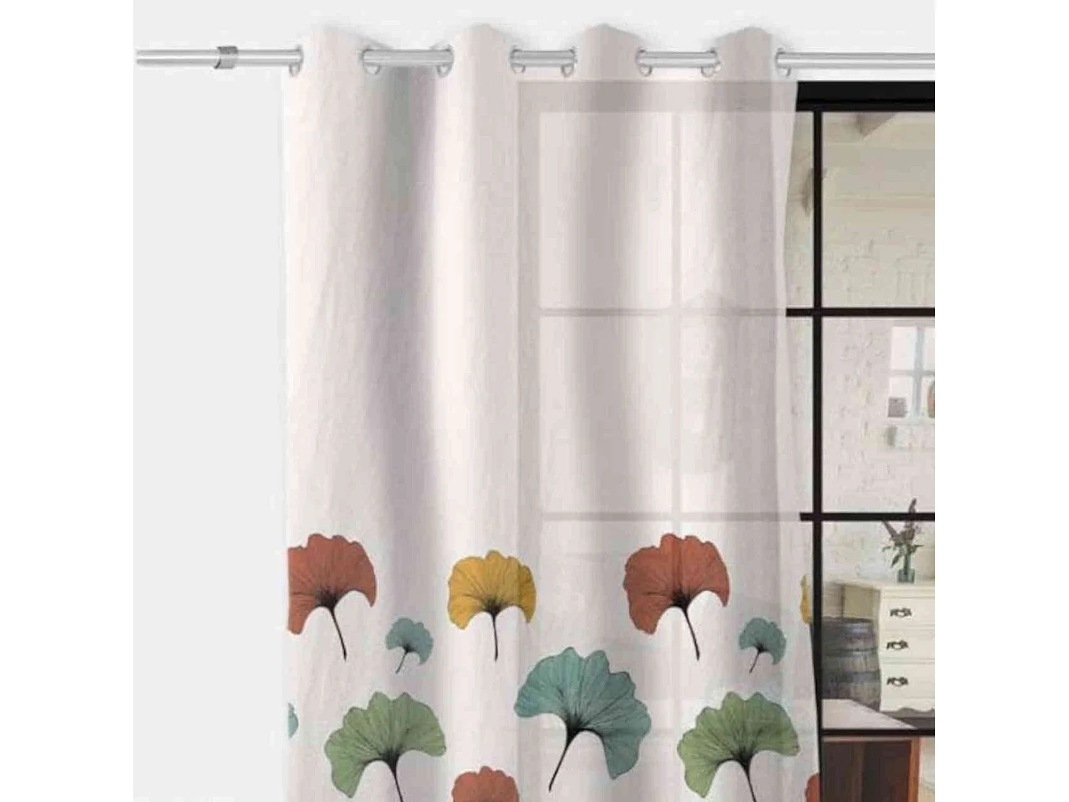 Visillo con ojales 135x250 cm GINKGO