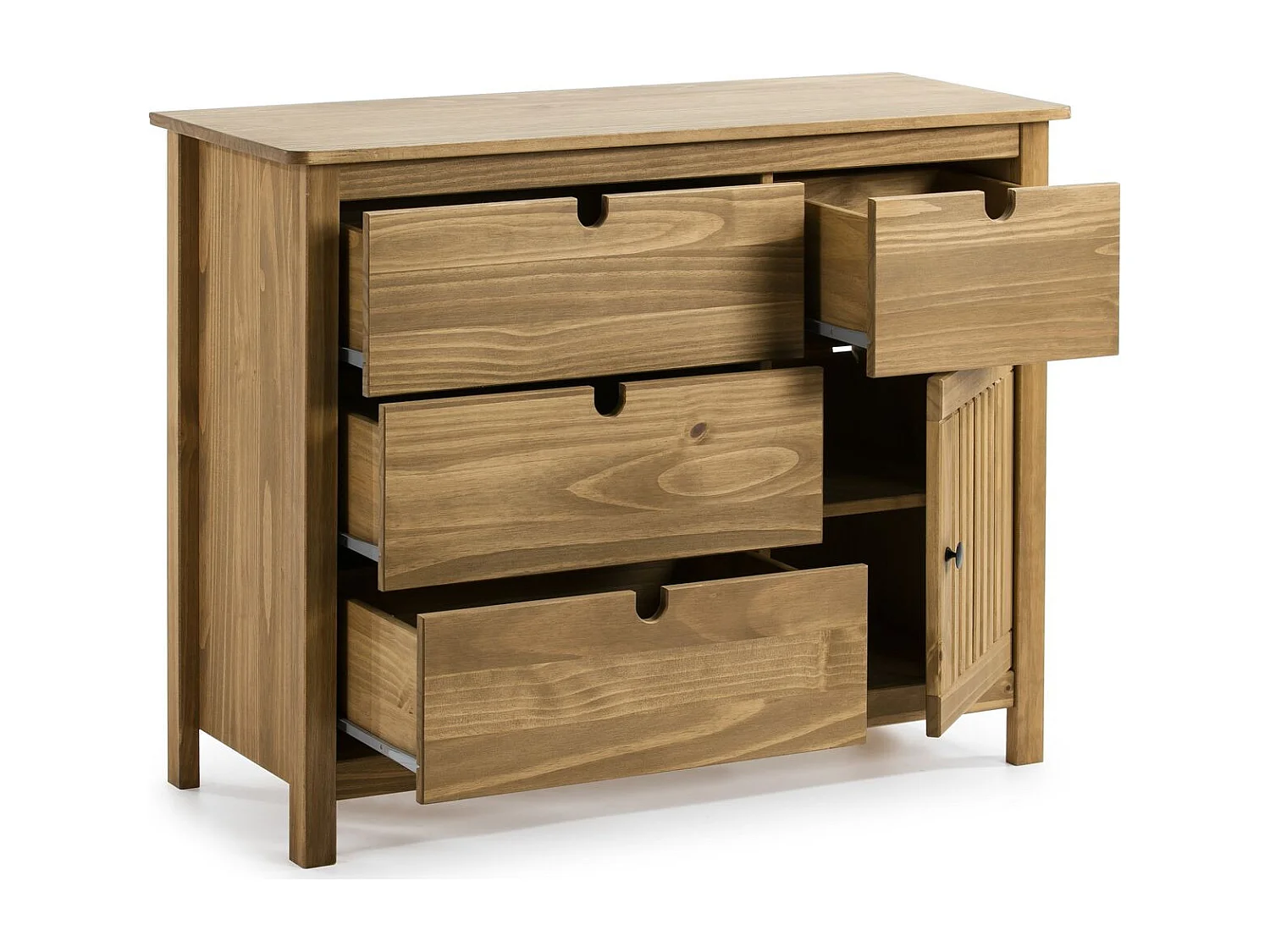 Kommode Bruna - 100x40x80cm - Bruin