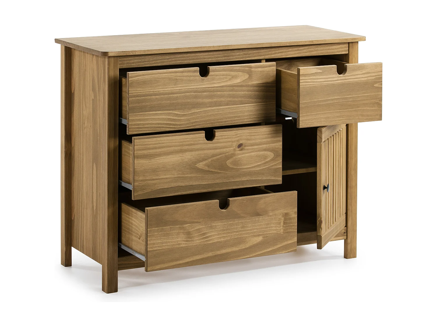 Kommode Bruna - 100x40x80cm - Bruin