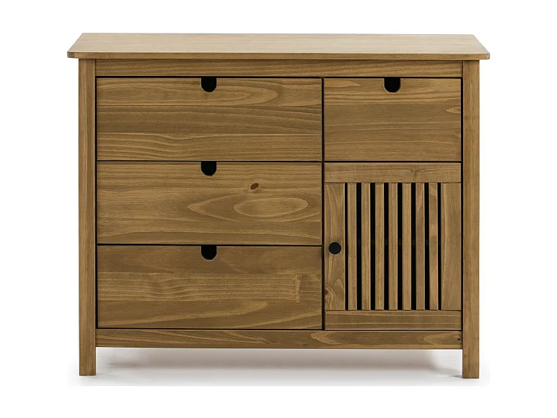 Kommode Bruna - 100x40x80cm - Bruin