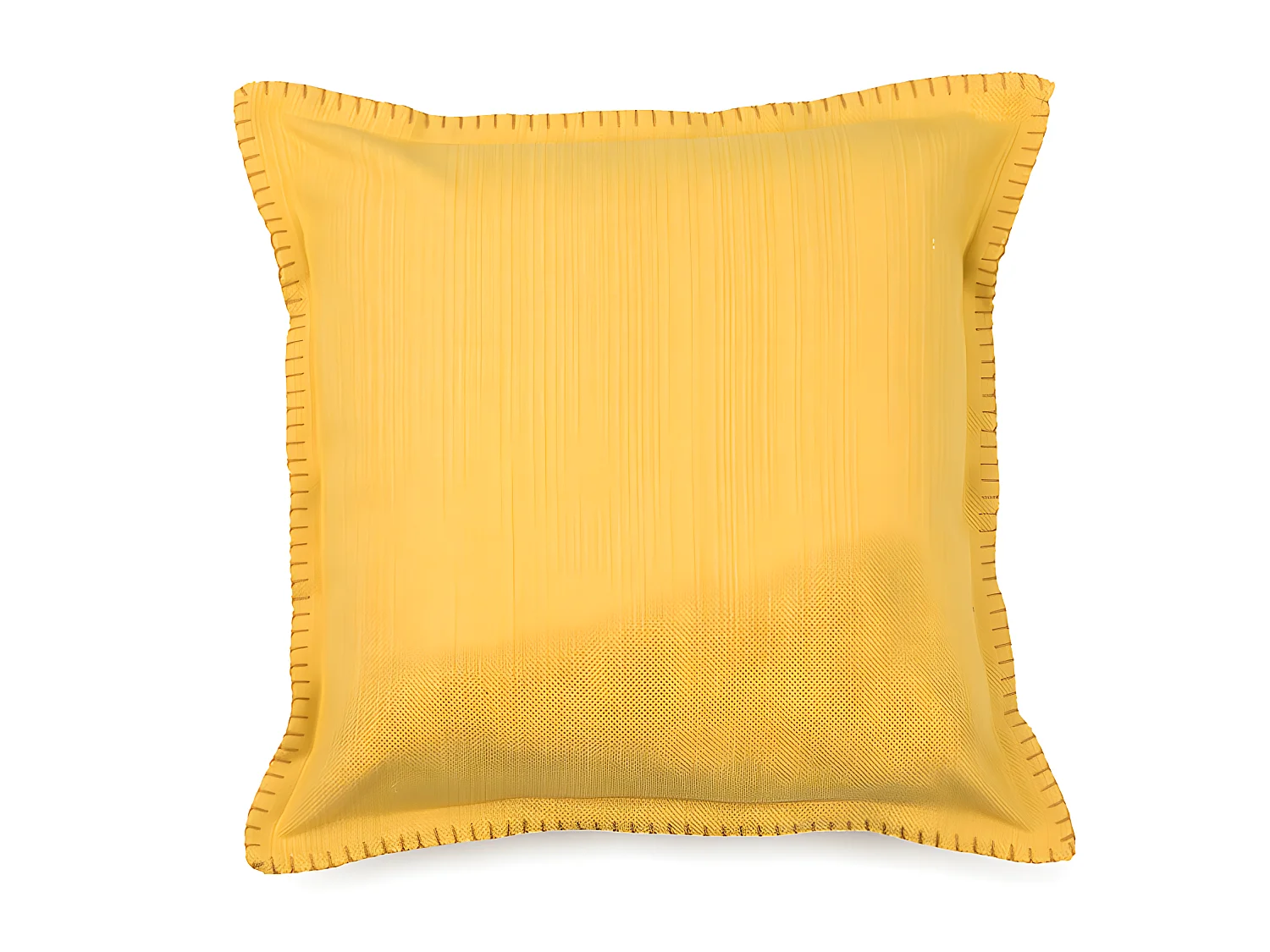 Housse de coussin en coton Lea 60X60 Moutarde