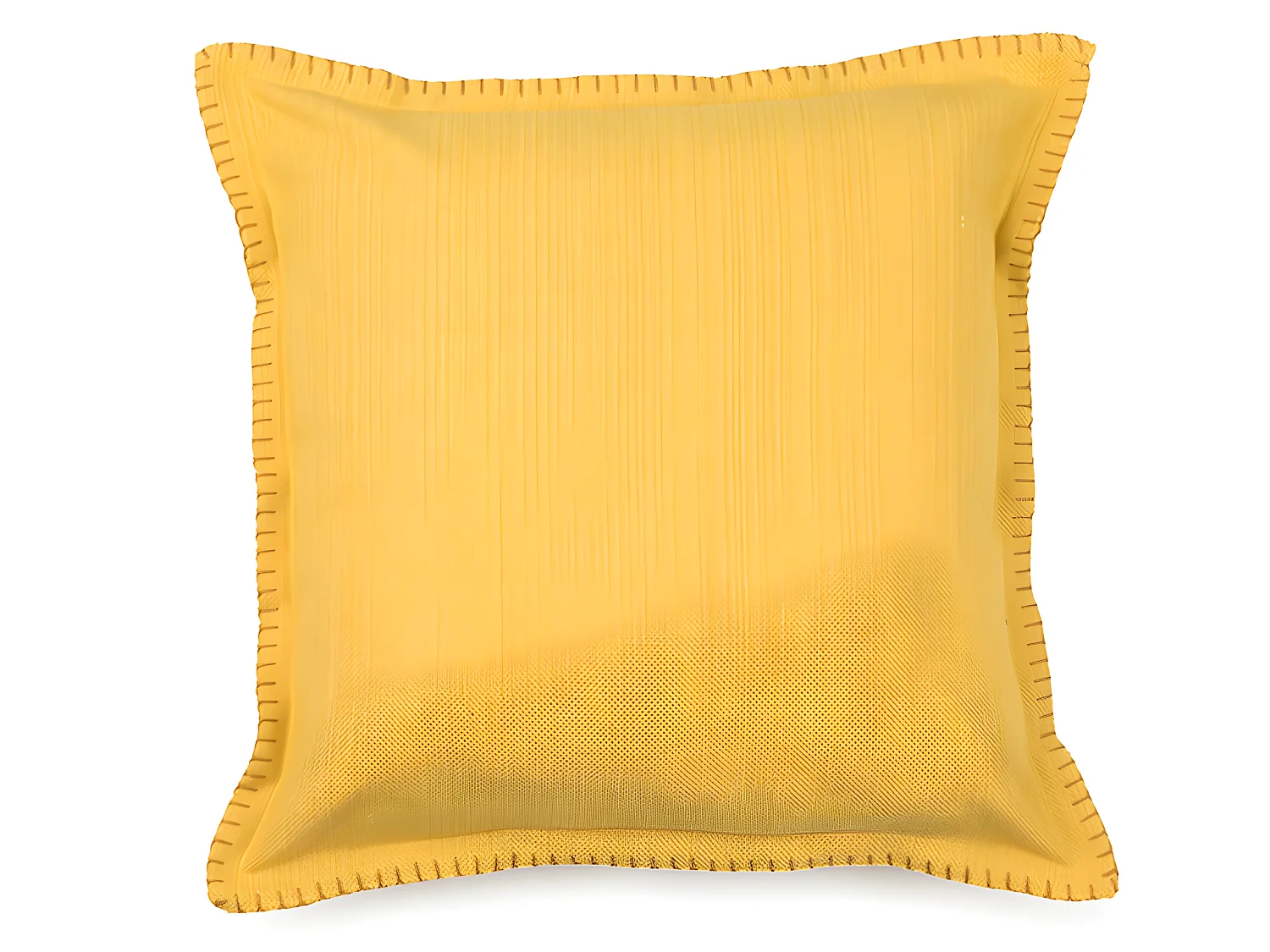 Housse de coussin en coton Lea 60X60 Moutarde