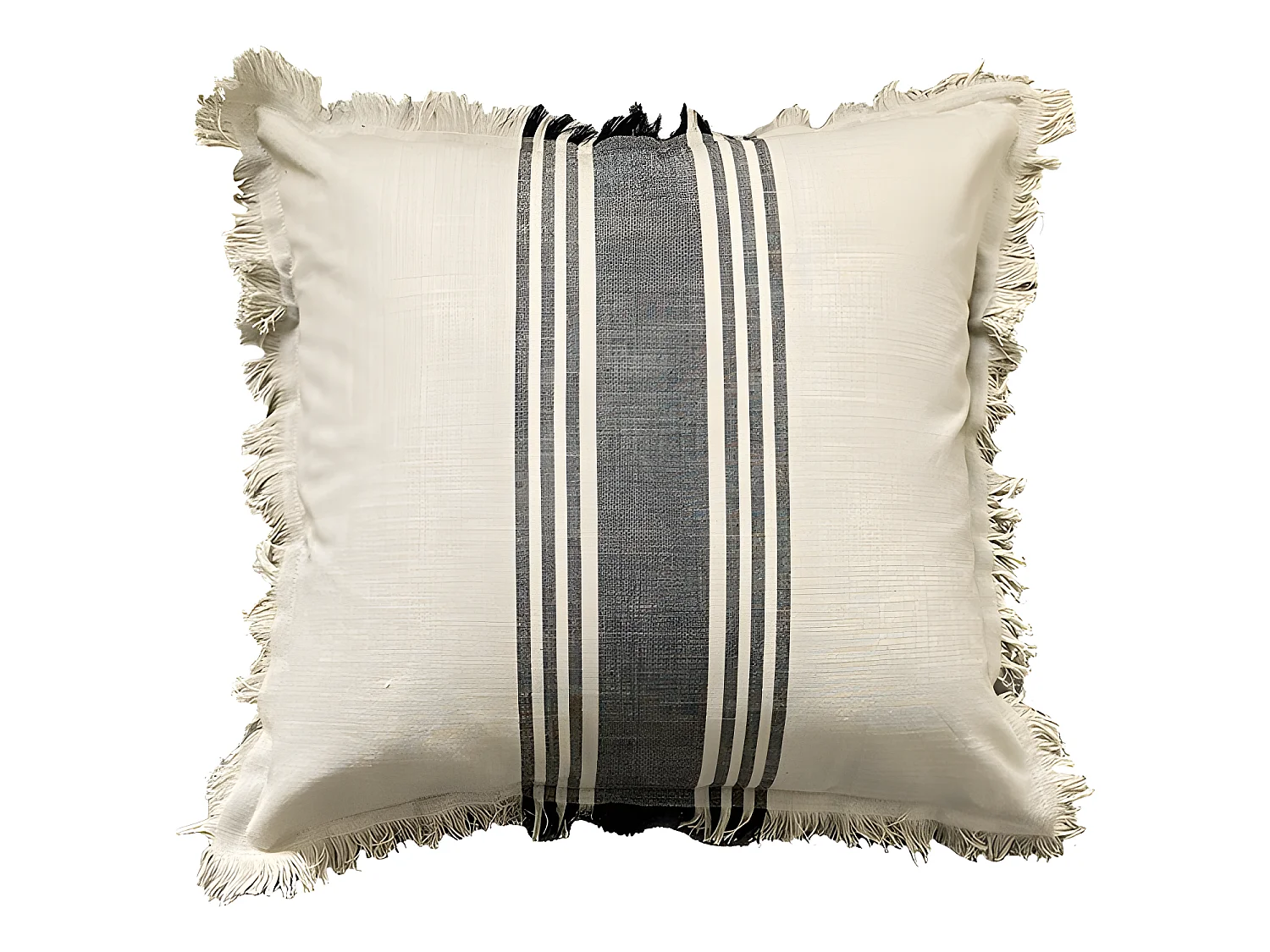 Housse de coussin en coton Kila 45x45 lin. La couleur peut varier selon la photo