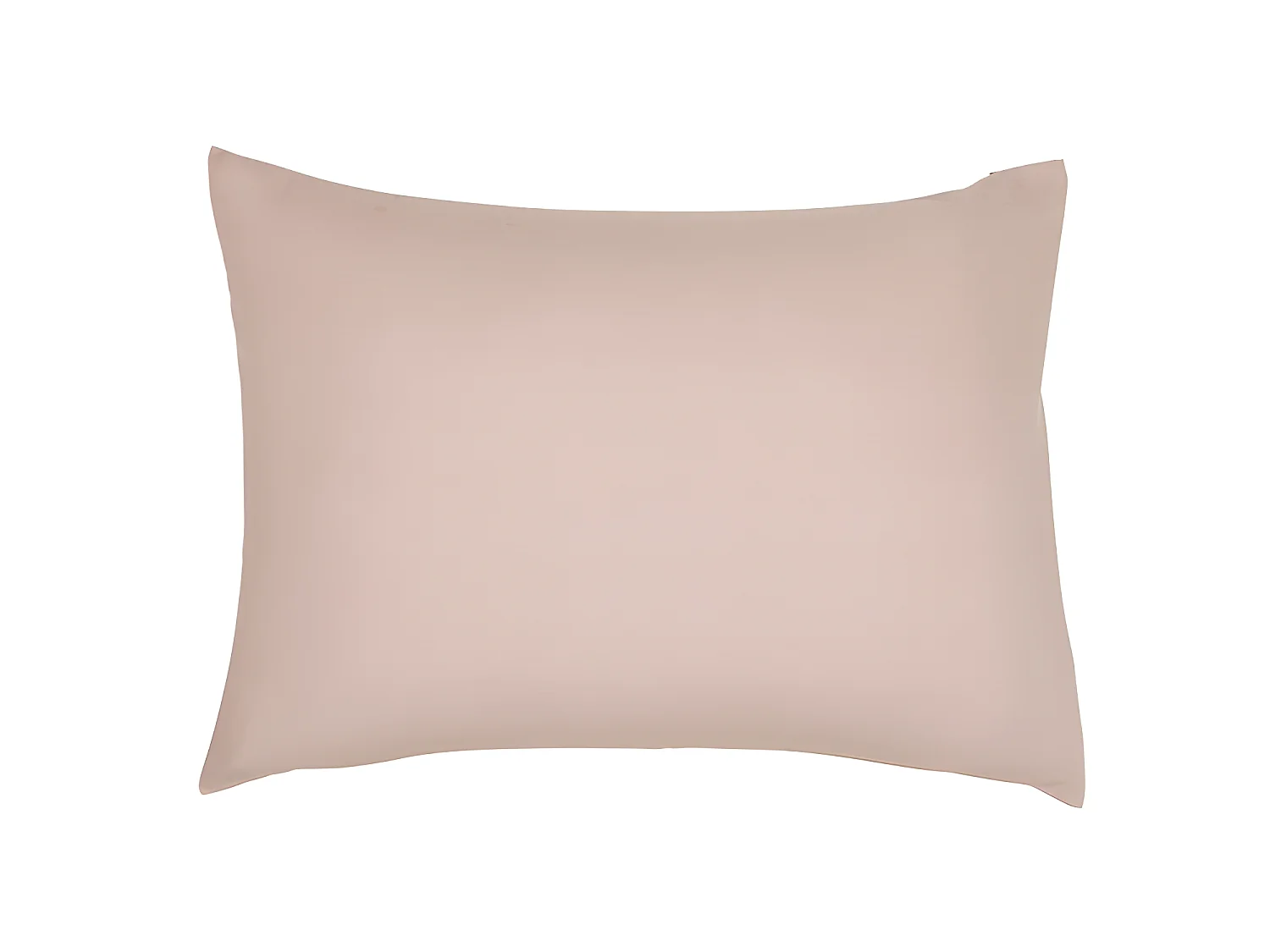 Taie d’oreiller / quadrant 100% coton, qualité 144 fils. En couleurs unies. Rose 50x70cm