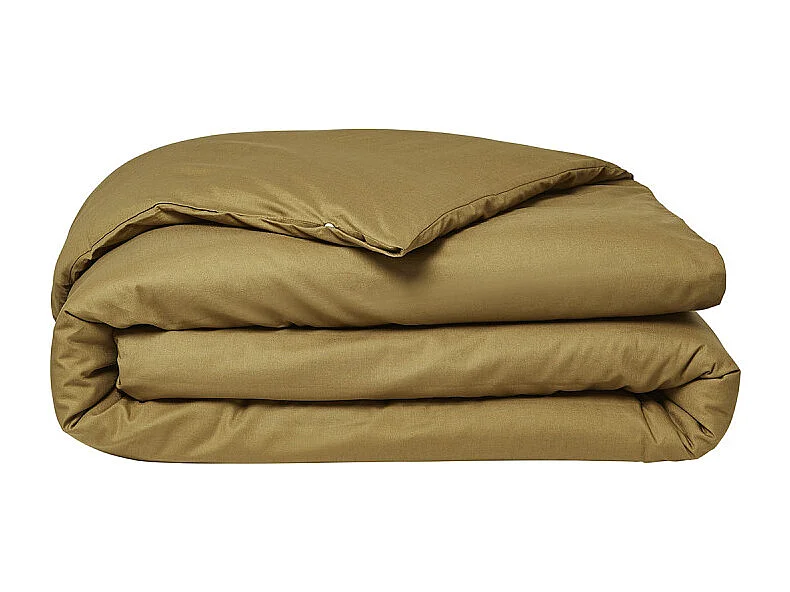 Copripiumino liscio 100% cotone, qualità 144 fili. Bronzo 240x220cm