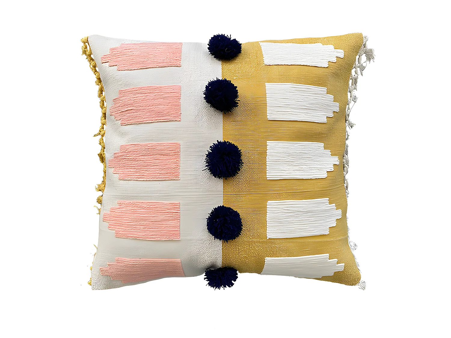 Housse de coussin en coton Okapi 45x45 Multicolore