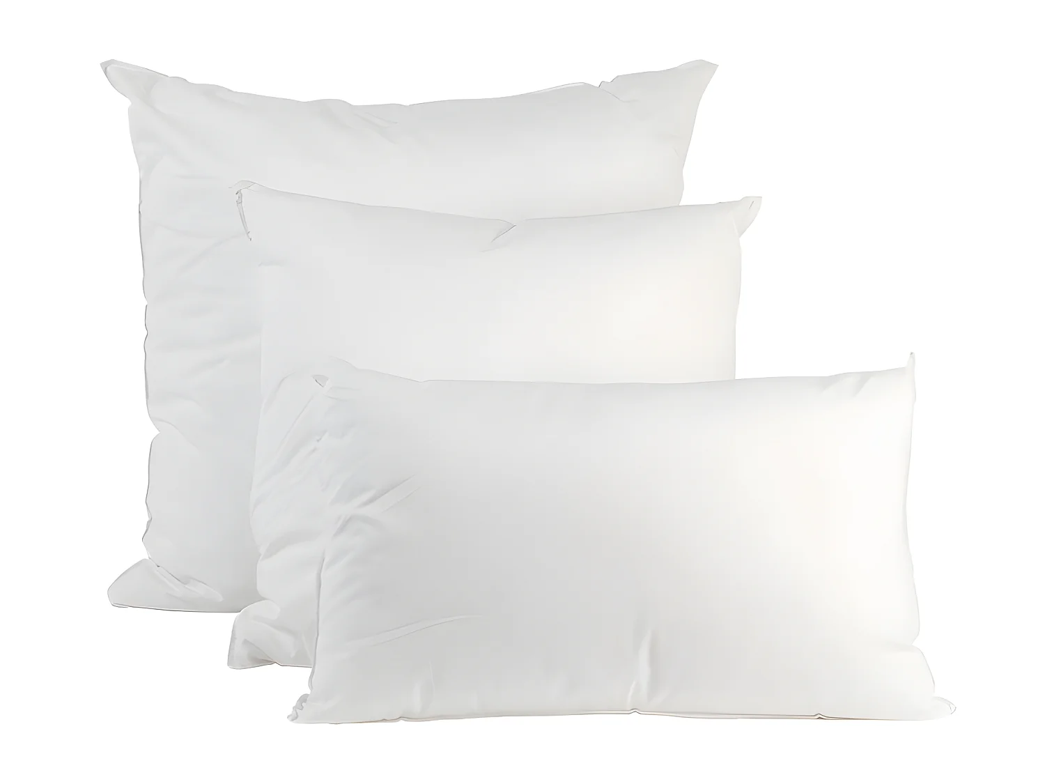 Garnissage coussin fibres creuses siliconées et extérieur polypropylène, 60x60cm