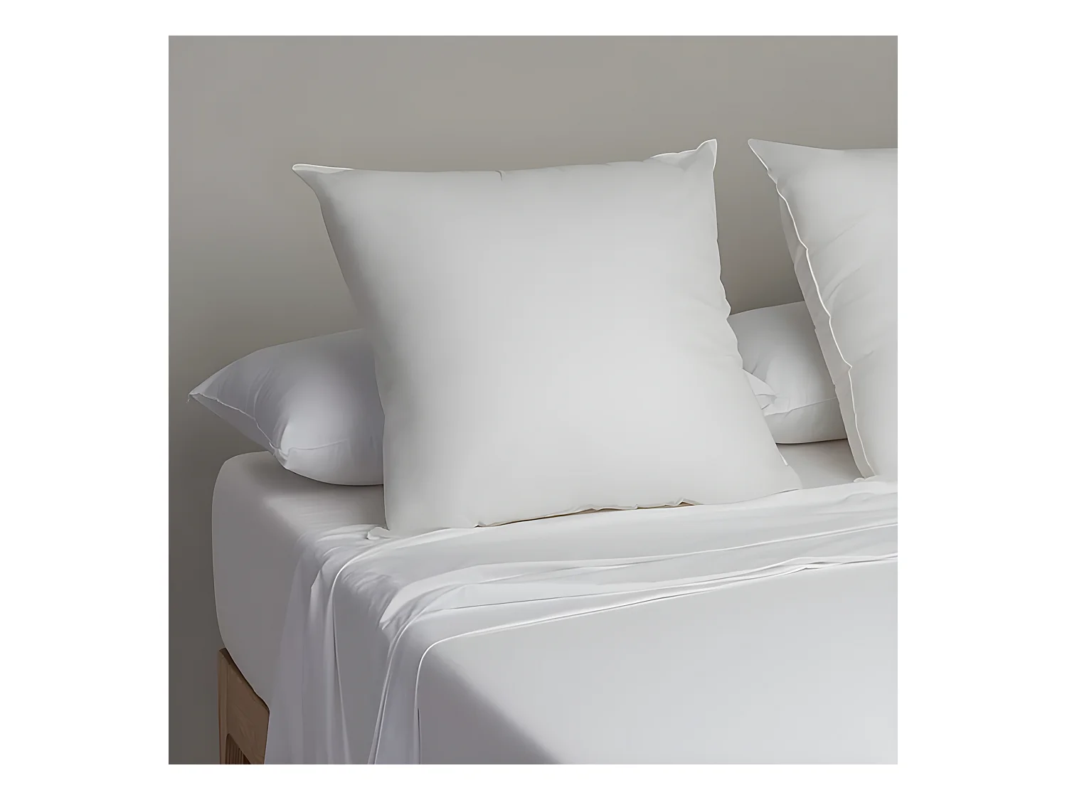 Garnissage coussin fibres creuses siliconées et extérieur polypropylène 55x55cm