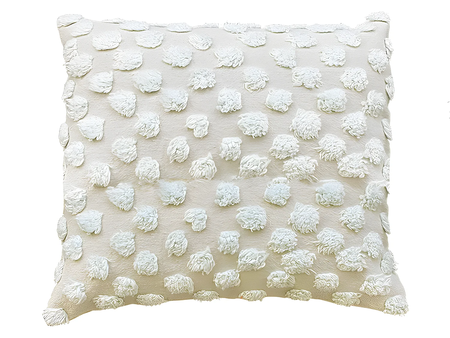 Housse de coussin Mevak en coton 60x60 Bleu clair