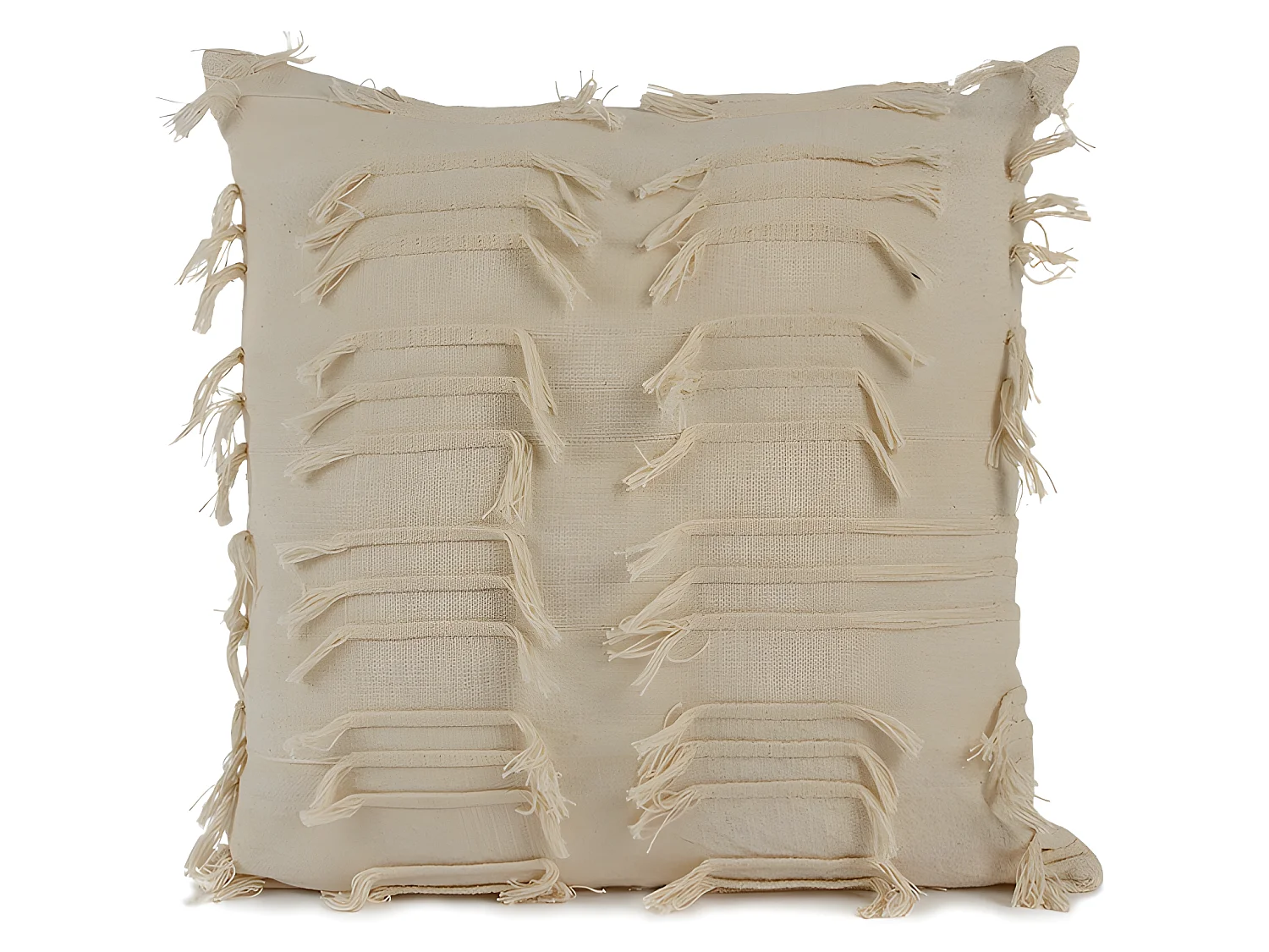 Housse de coussin en coton Nahua 45x45 Naturel