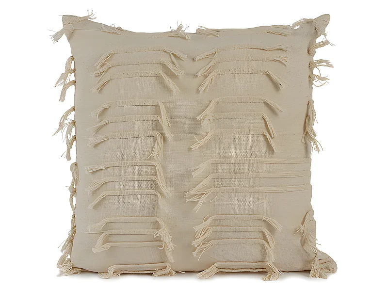 Housse de coussin en coton Nahua 45x45 Naturel