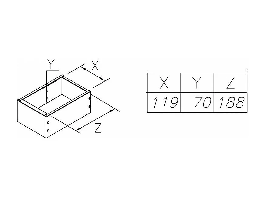 Surmeuble pour Table à écrire Pin MIel 2 Tiroirs 7 Niches 97 x 40 x 28 cm