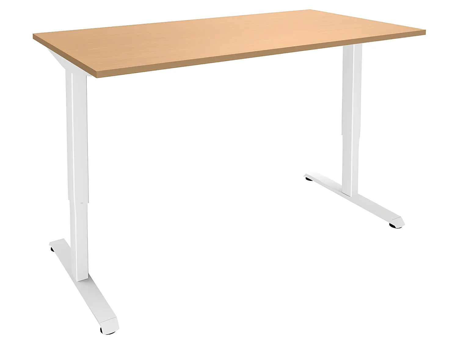 Bureau Pro Electrique Longueur 140 cm - Coloris: Chêne Clair