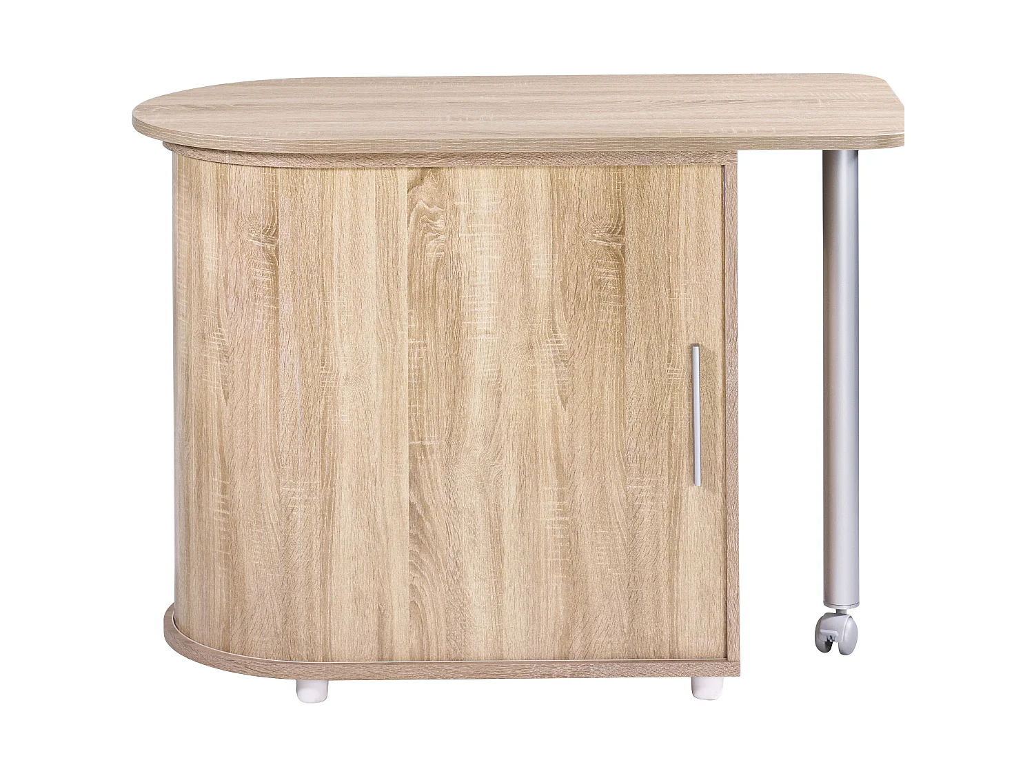 SIMMOB Modularer Schreibtisch mit Rollladen Computertisch 75 x 131 x 55 cm