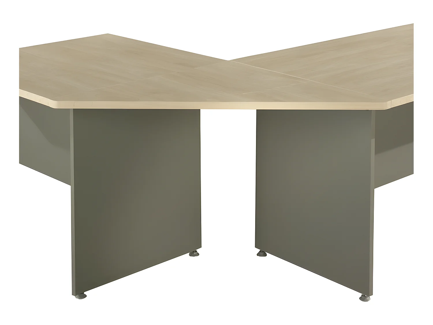 Angle de Liaison pour Bureaux Winch Hêtre