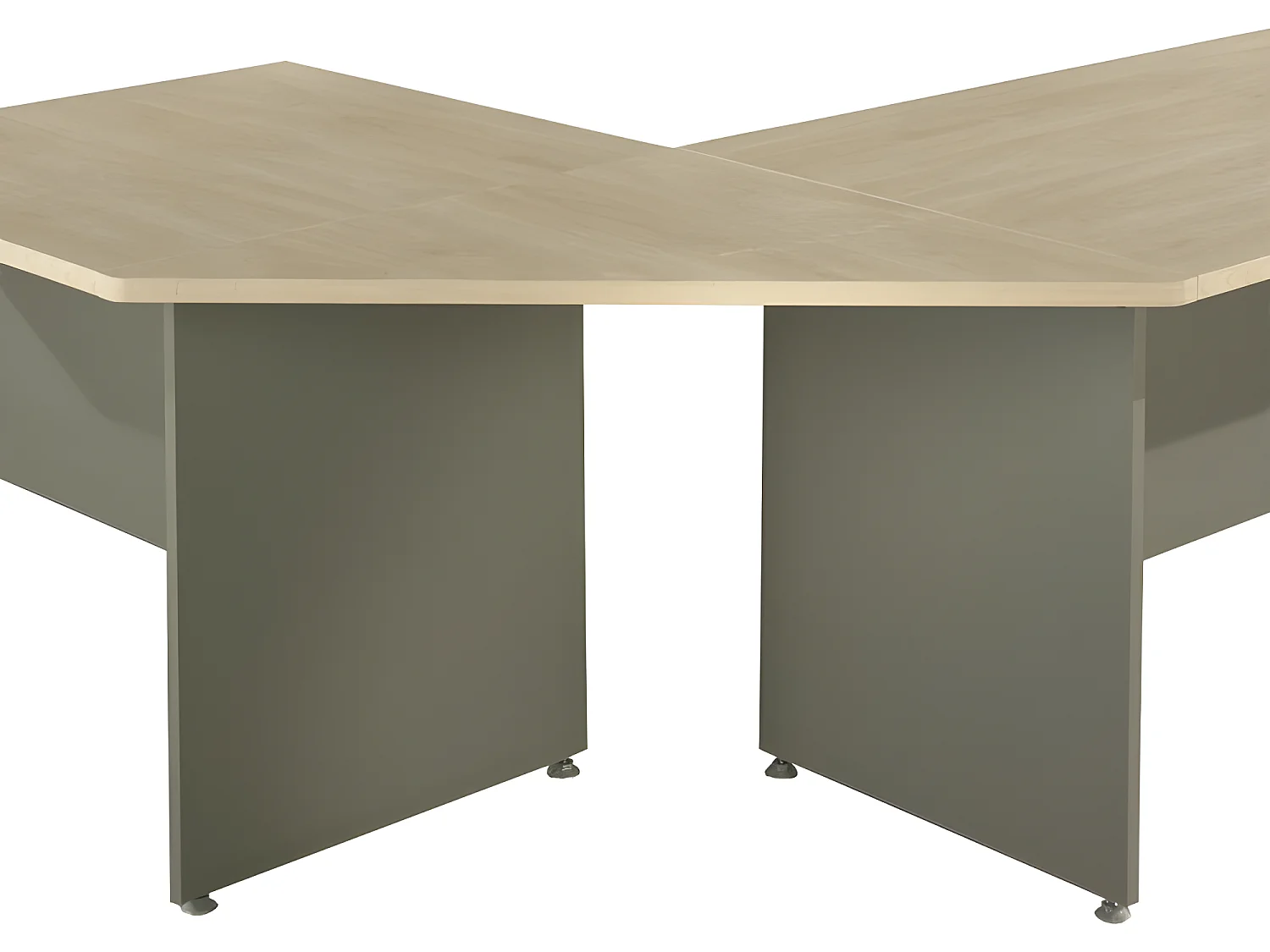 Angle de Liaison pour Bureaux Winch Hêtre