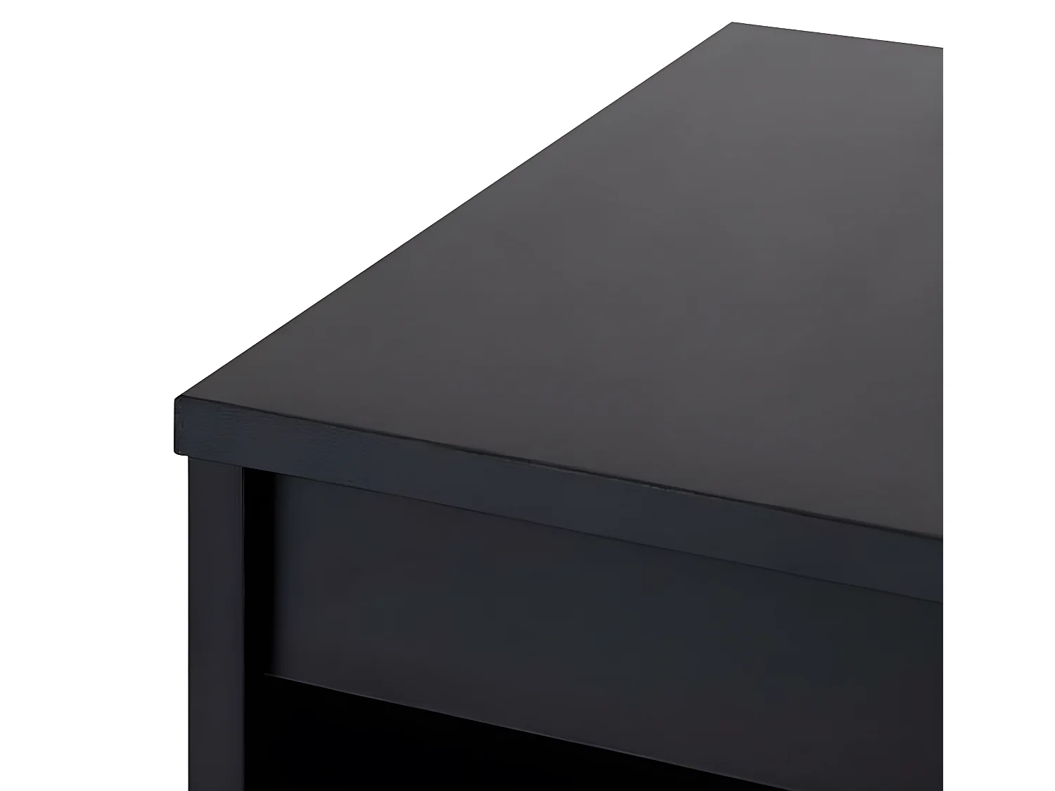 Bureau Noir Longueur 106 Hauteur 77.4 Profondeur 38.5 cm