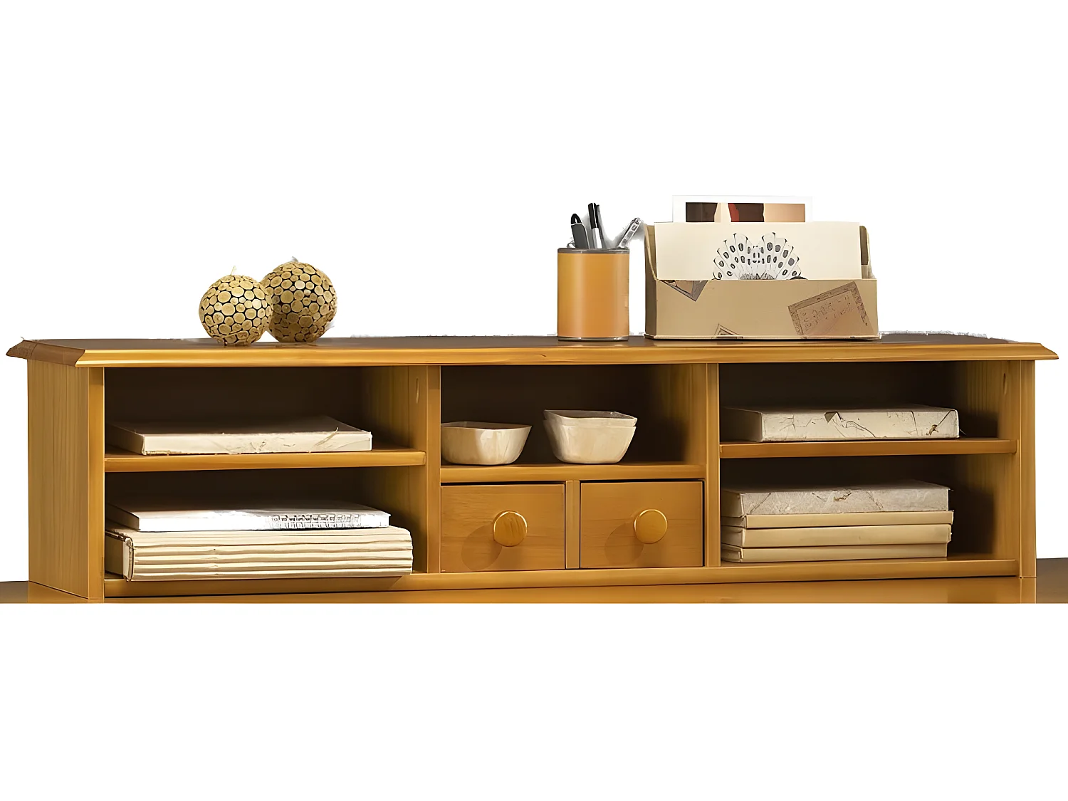 Réhausse pour Bureau Pin Miel 108 cm