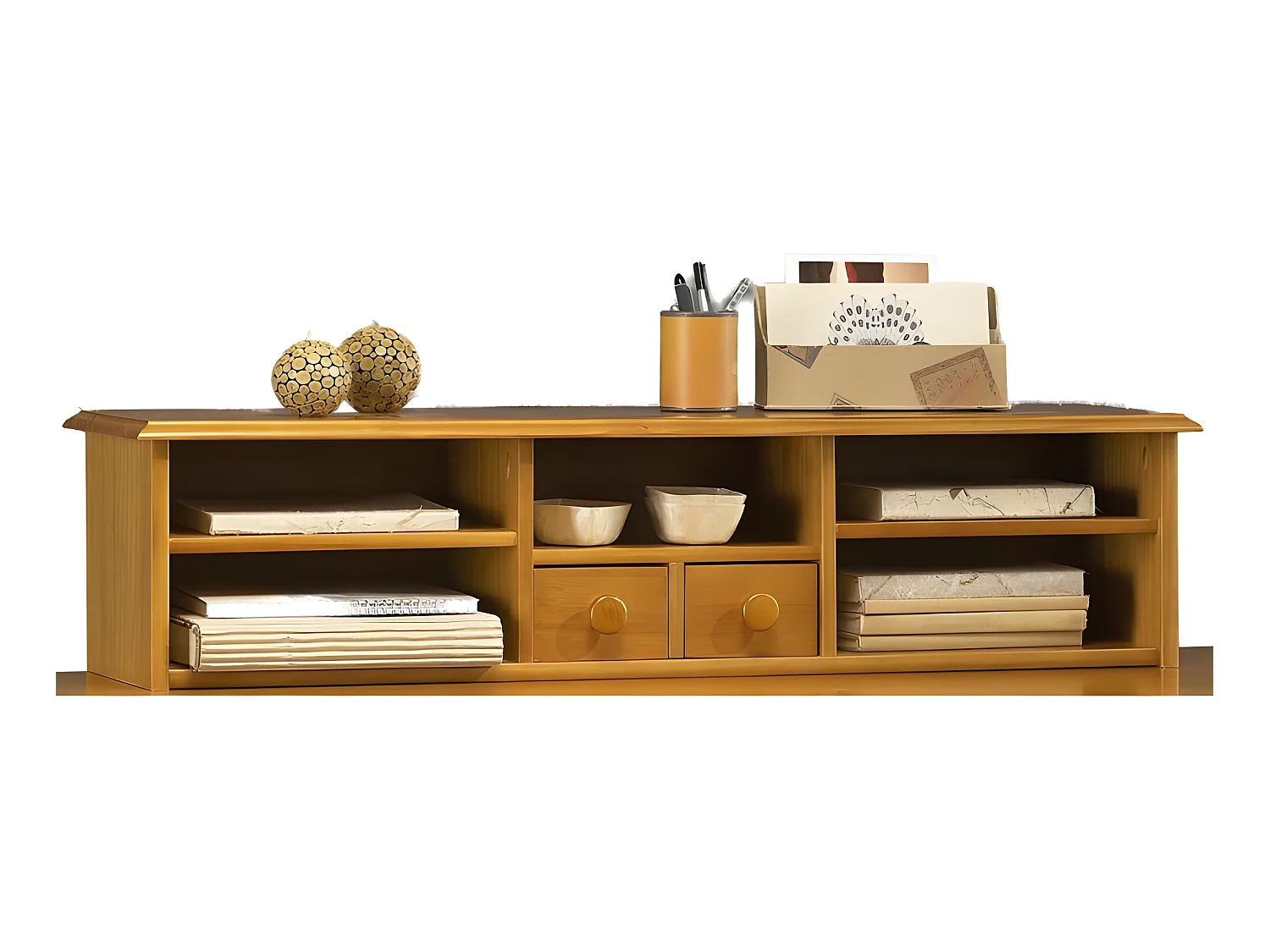 Réhausse pour Bureau Pin Miel 108 cm