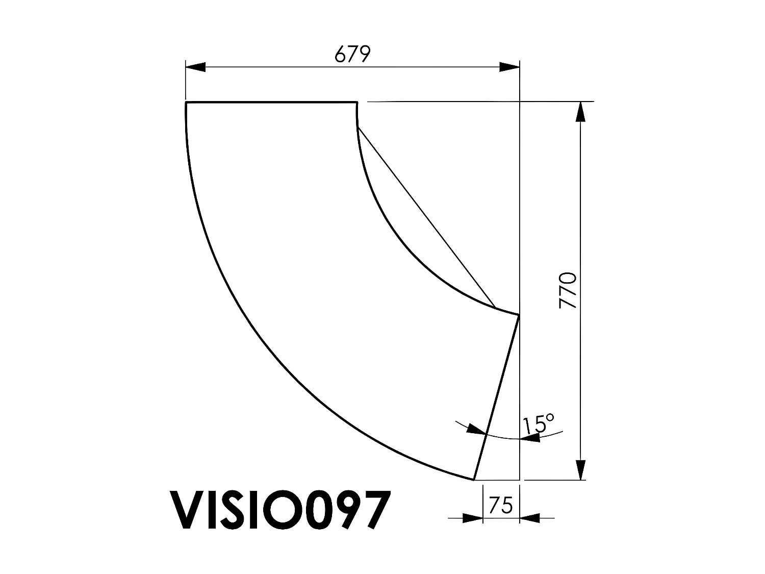 Meuble Comptoir Meuble Bar 96 cm Face Noire 3 Niches 96,7 x 104,8 x 44,9 cm - Coloris: Blanc