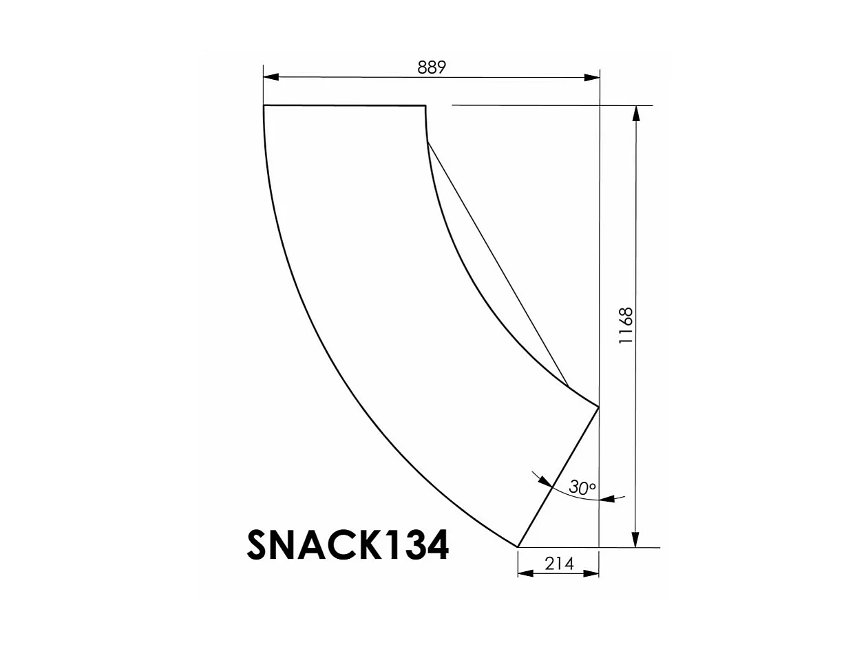 Meuble Bar, Meuble Comptoir Blanc 135 cm - Coloris: Blanc
