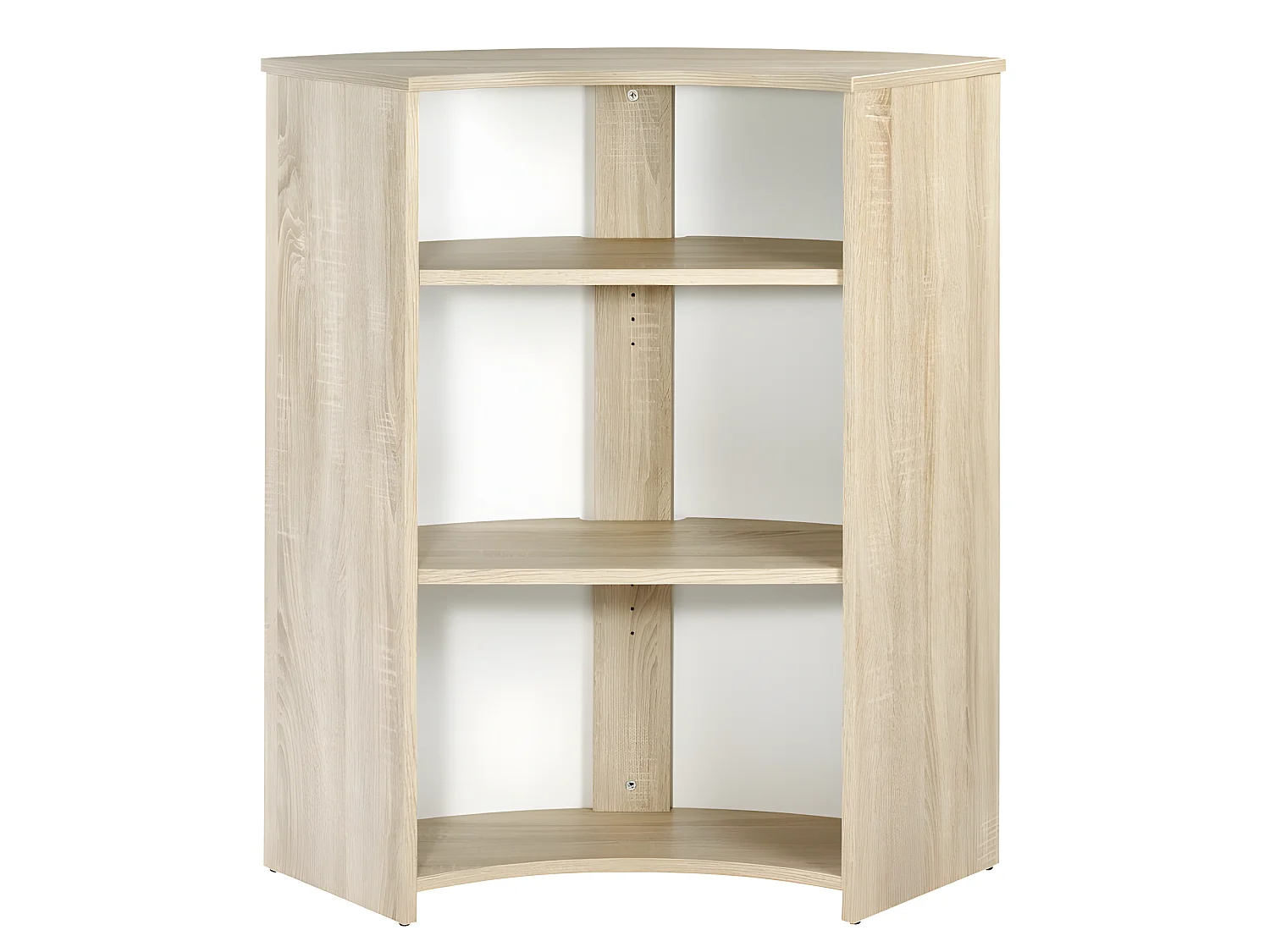 Meuble-Comptoir Bar Chêne 3 Niches 96,7 x 104,8 x 44,9 cm - Coloris: Manhattan 508