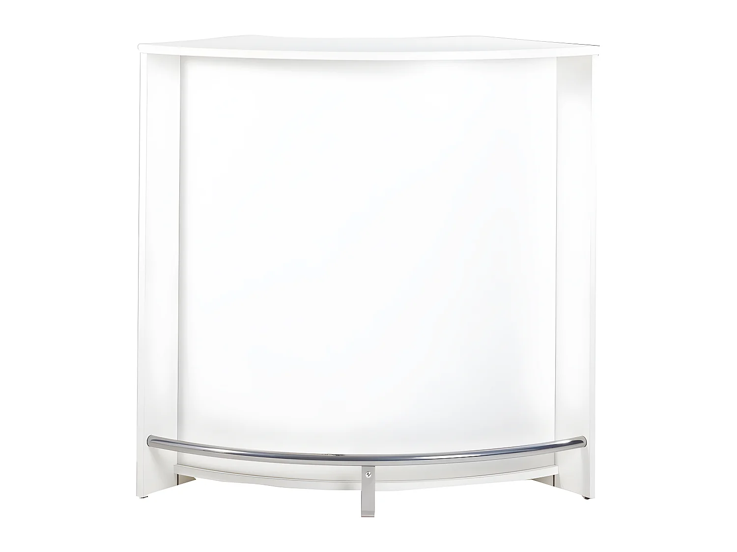 Meuble Bar Comptoir Cuisine Blanc 107 cm - Coloris: Blanc