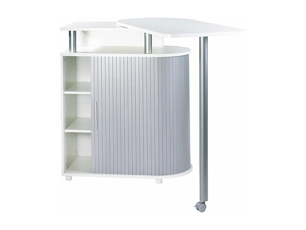 Mange-Debout Blanc Alu