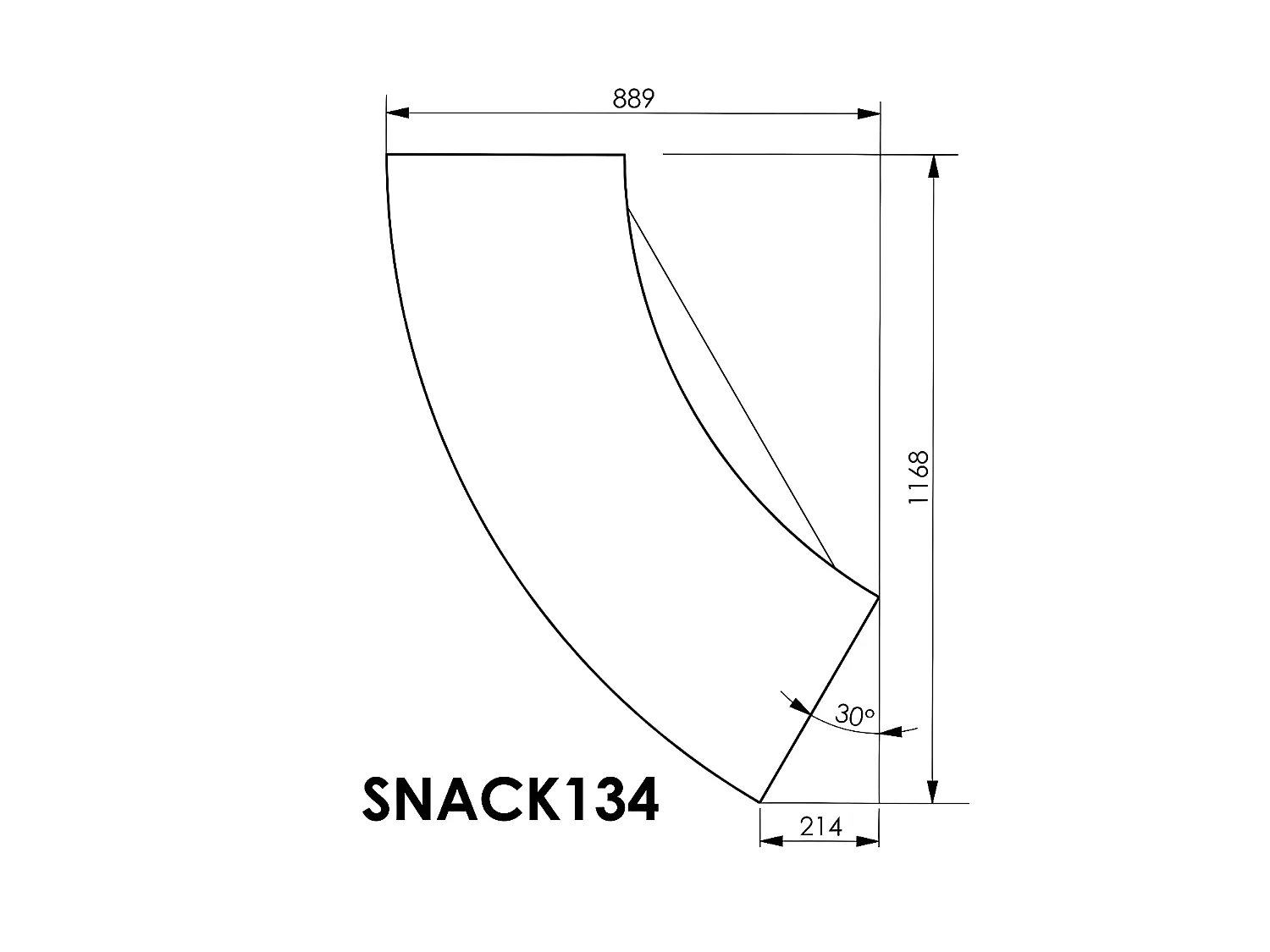 Comptoir Bar 2 Portes Blanc Serrure 4 Niches L 134,5 H 104,8 P 55,3 cm - Coloris: Rock 451