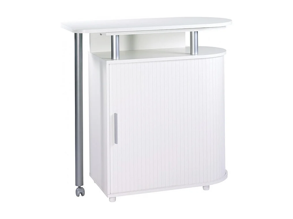 Mange-Debout Blanc Table Pivotante