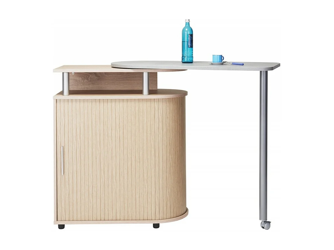 Desserte de Cuisine et Table Pivotante Chêne