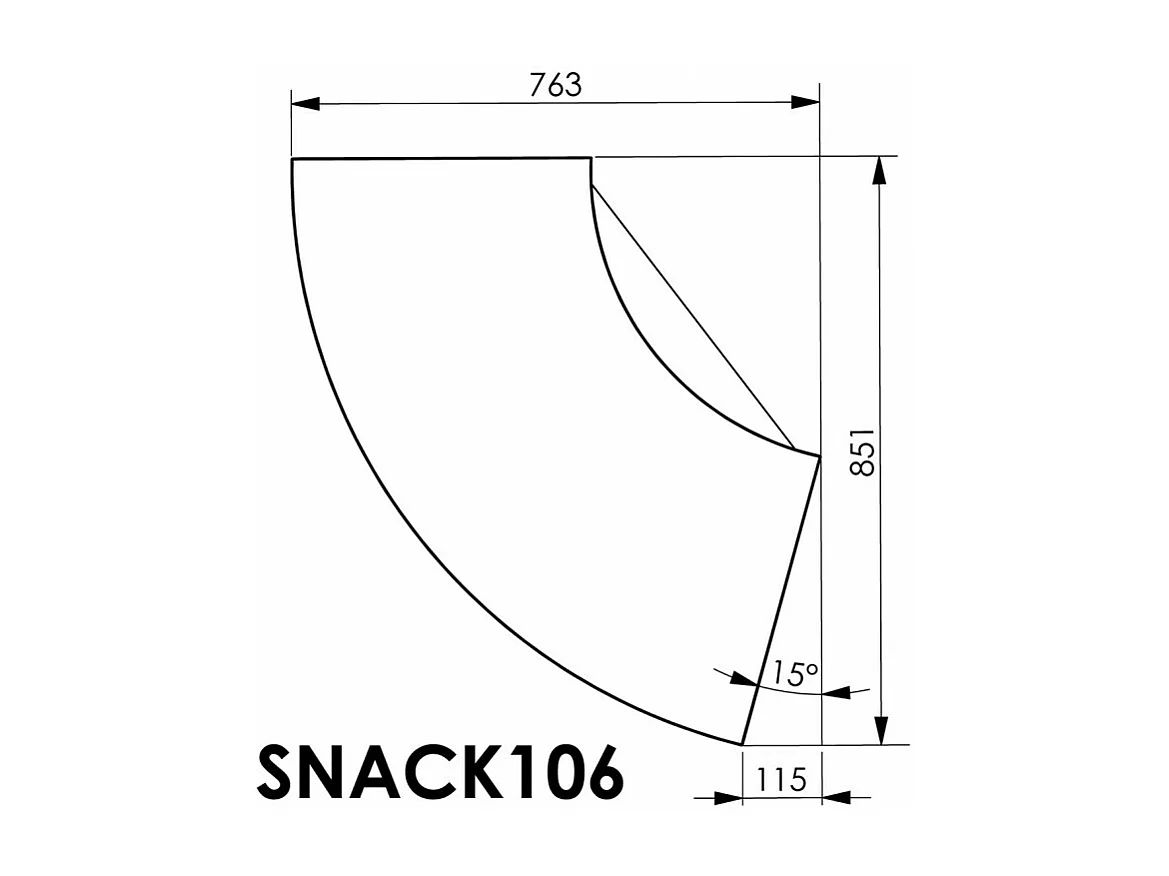 Meuble Comptoir Bar Noir 3 Niches Repose-Pieds Métal 106,9 x 104,8 x 53,3 cm - Coloris: Blanc
