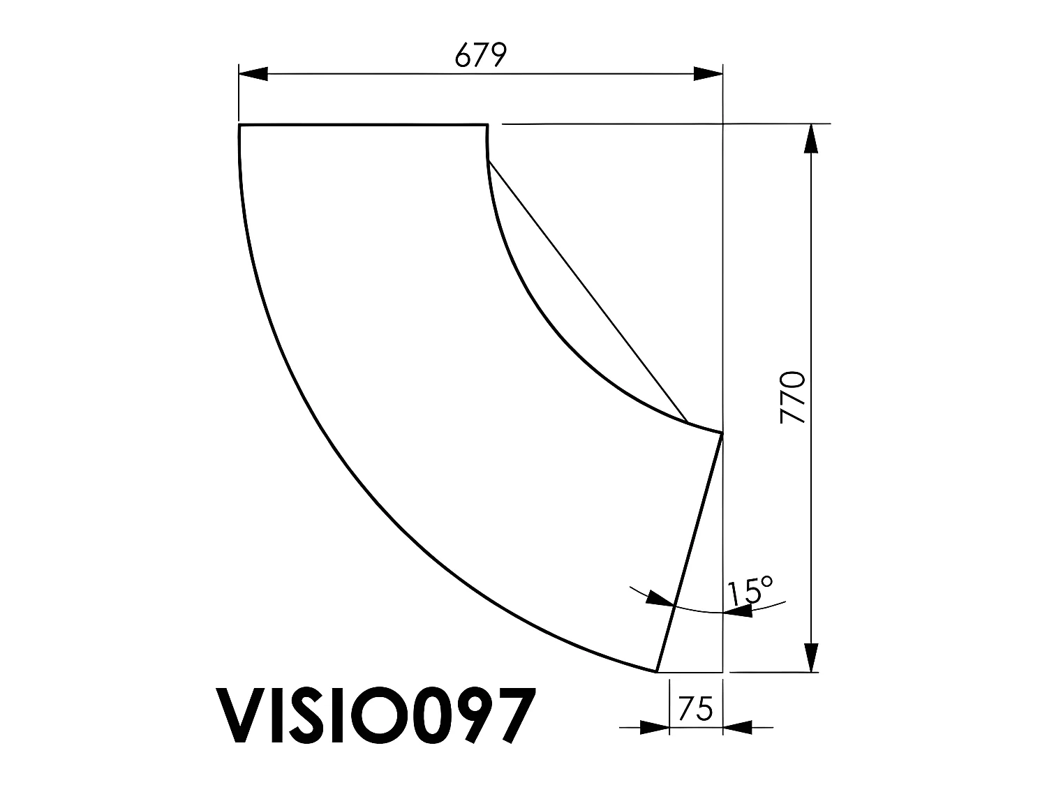 Meuble-Comptoir Bar Chêne 3 Niches 96,7 x 104,8 x 44,9 cm - Coloris: Noir