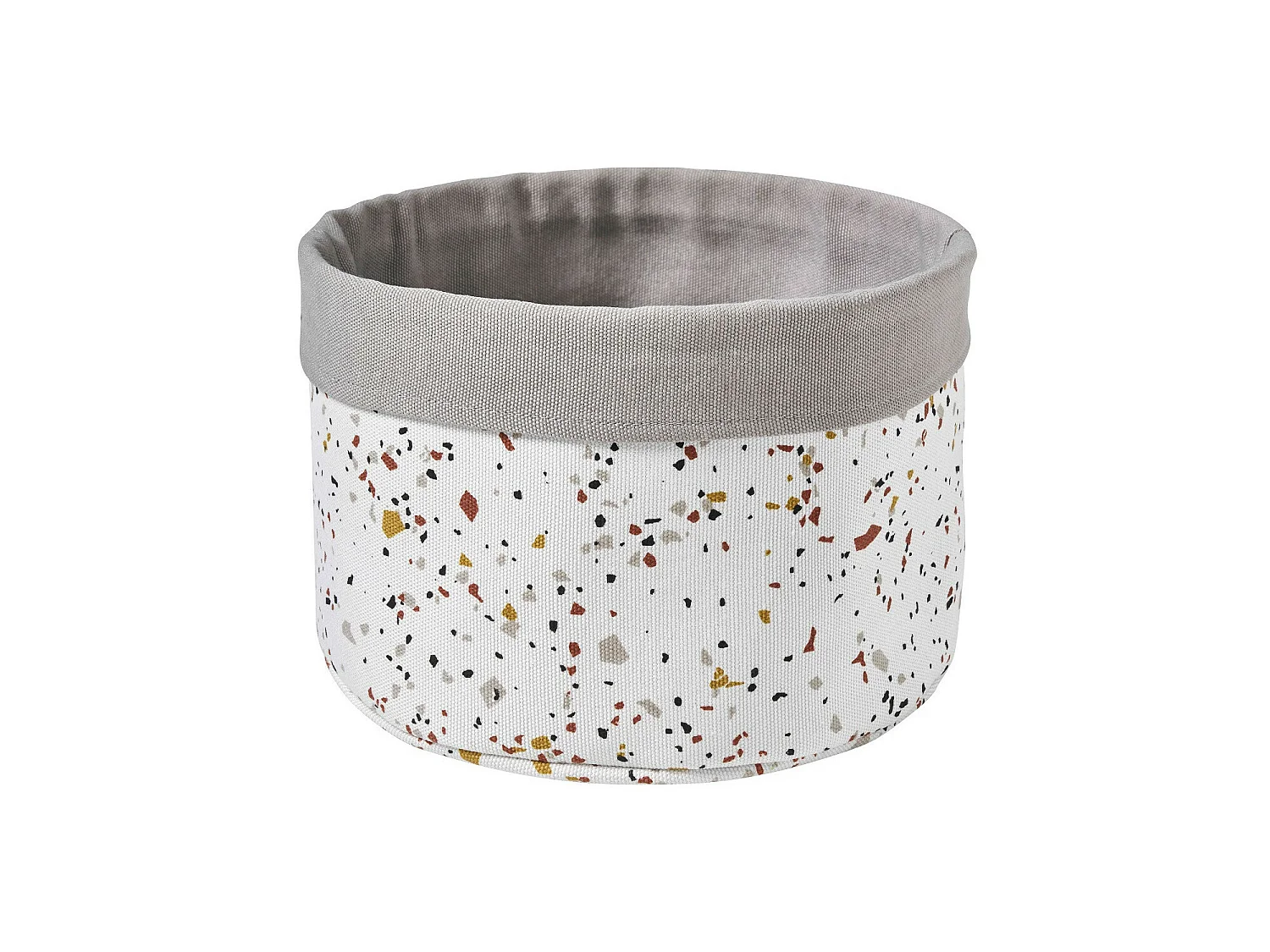 Lot de 2 paniers de rangement en polycoton TERRAZZO