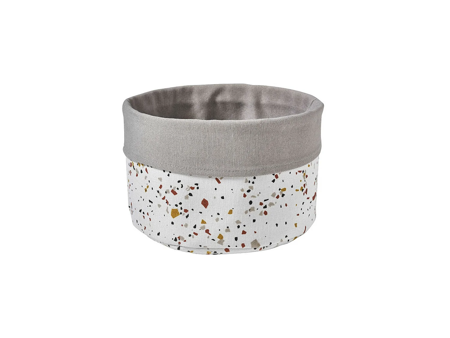 Lot de 2 paniers de rangement en polycoton TERRAZZO