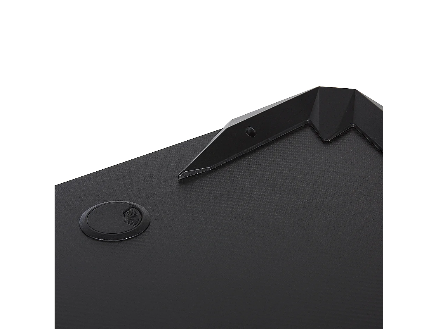 Game bureau DANVERS Zwart 120 cm 60 cm RGB LED