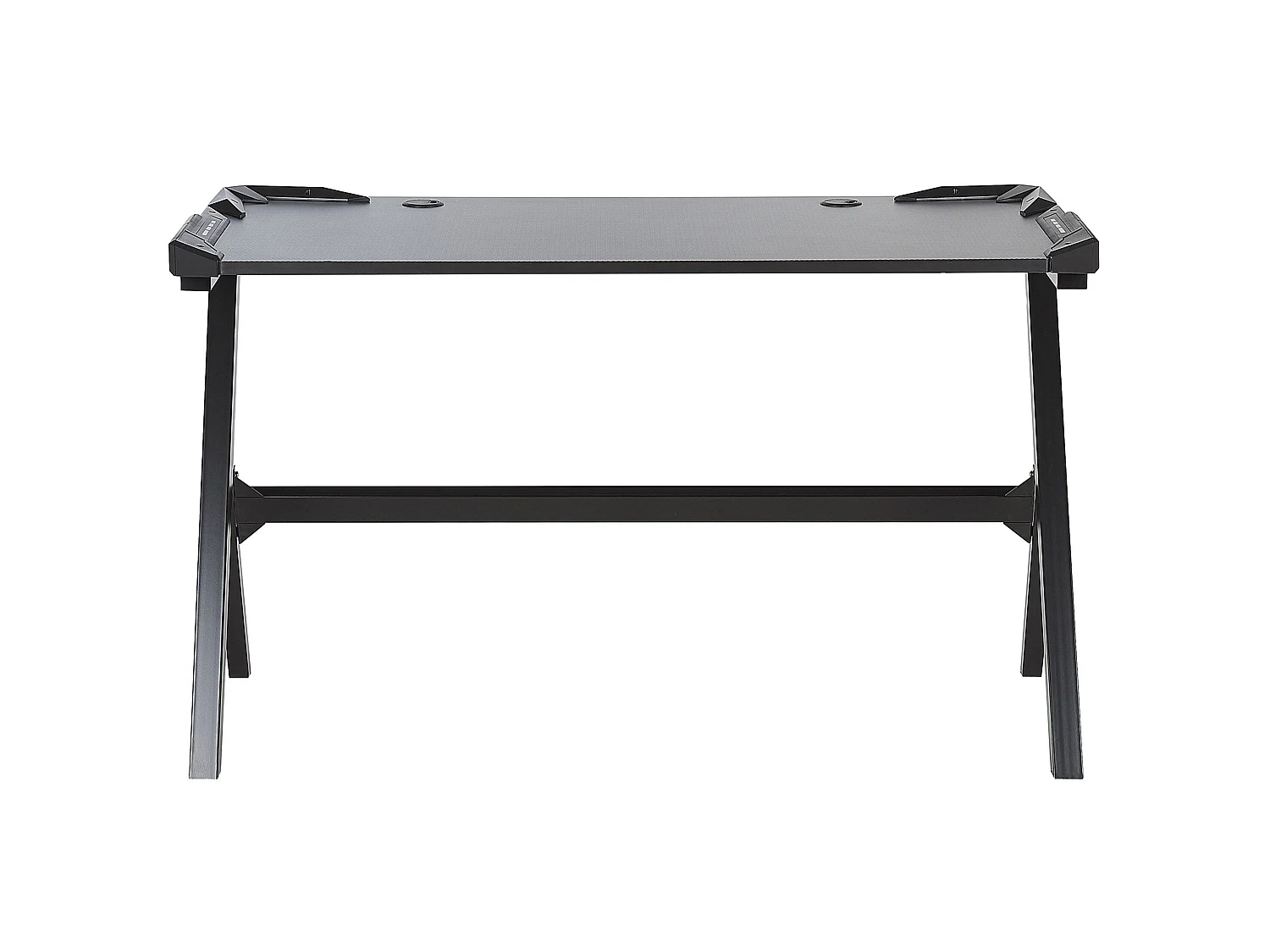 Bureau de jeu DANVERS Noir 120 cm 60 cm LED RVB