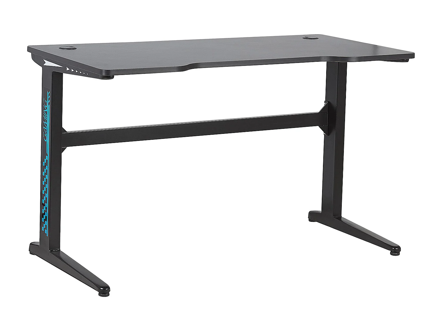 Game bureau DORAN Zwart 120 cm 60 cm RGB LED